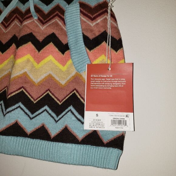 MISSONI FOR TAGET SWEATER SKIRT WITH POCKETS SIZE SMALL 6/6X - Picture 4 of 8